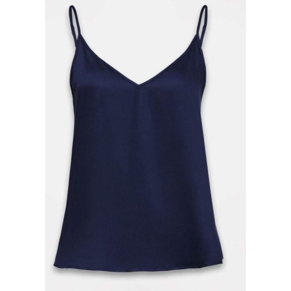 NWT Ettitude Cami Ocean Blue Clean Bamboo Adjustable Strap Sz L